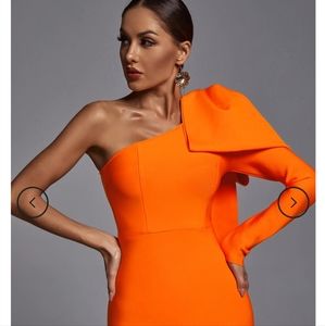 Bell Barnett Neon Orange Dress